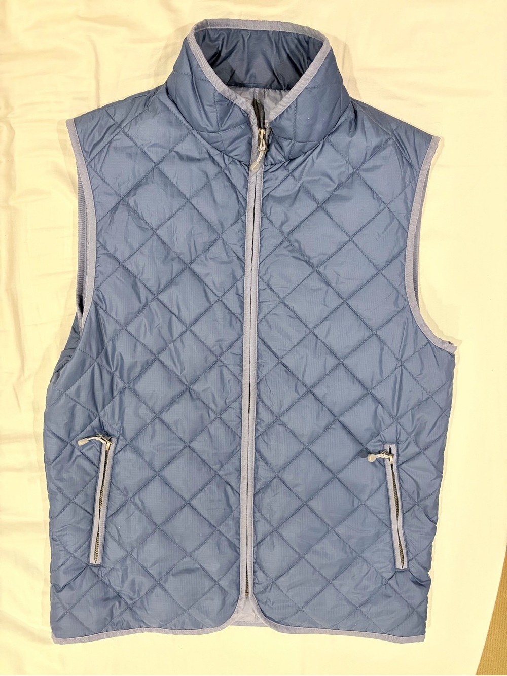 Vineyard Vines Light Blue Quilted Vest